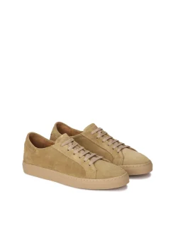 Beżowe sneakersy męskie w stylu casual