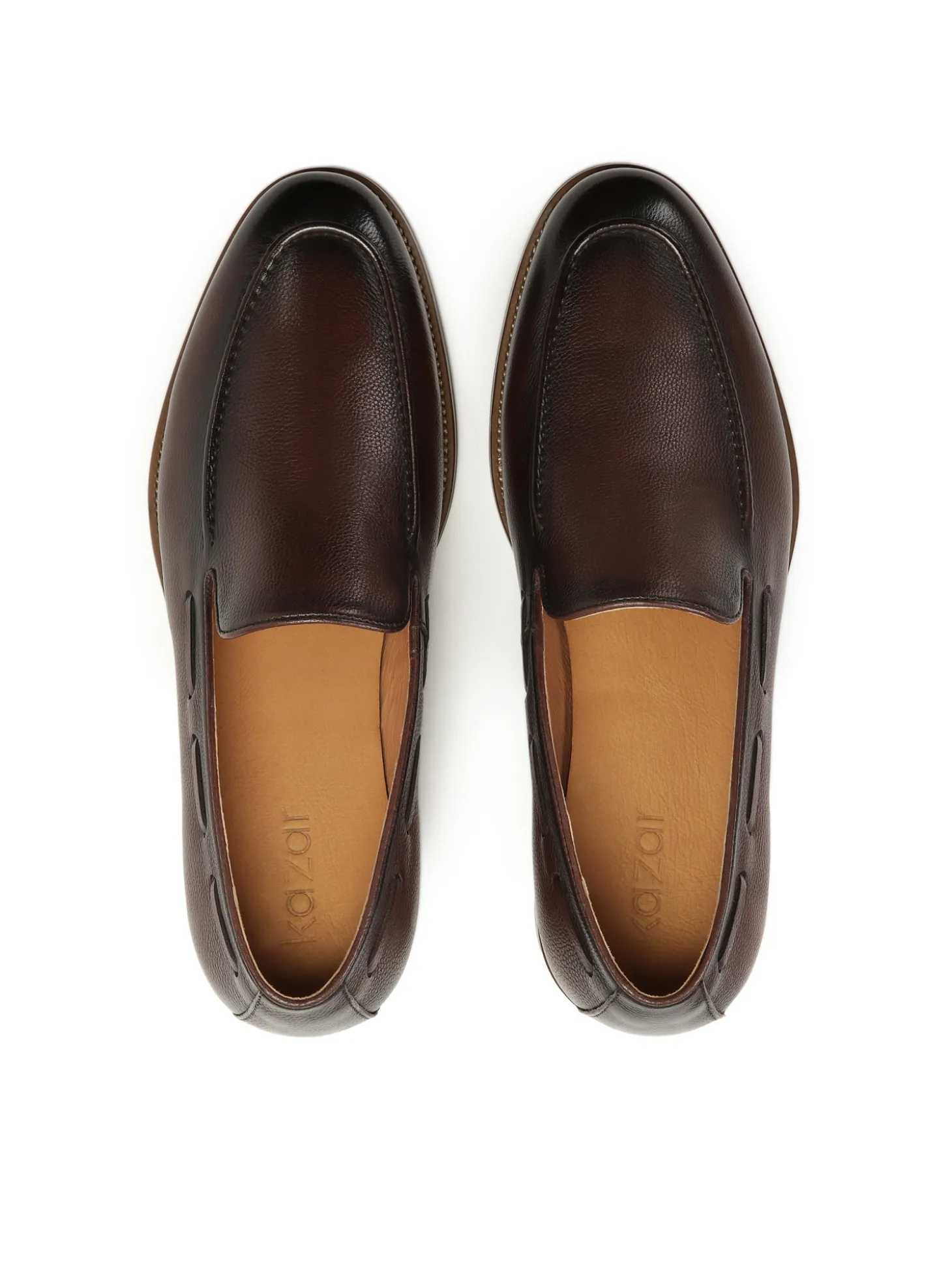 Brązowe loafersy z rzemykiem