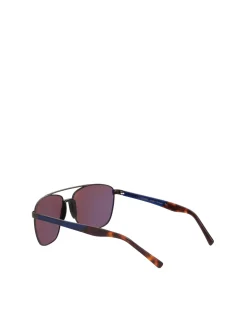 Brązowe okulary przeciwsłoneczne Aviator z polaryzacją