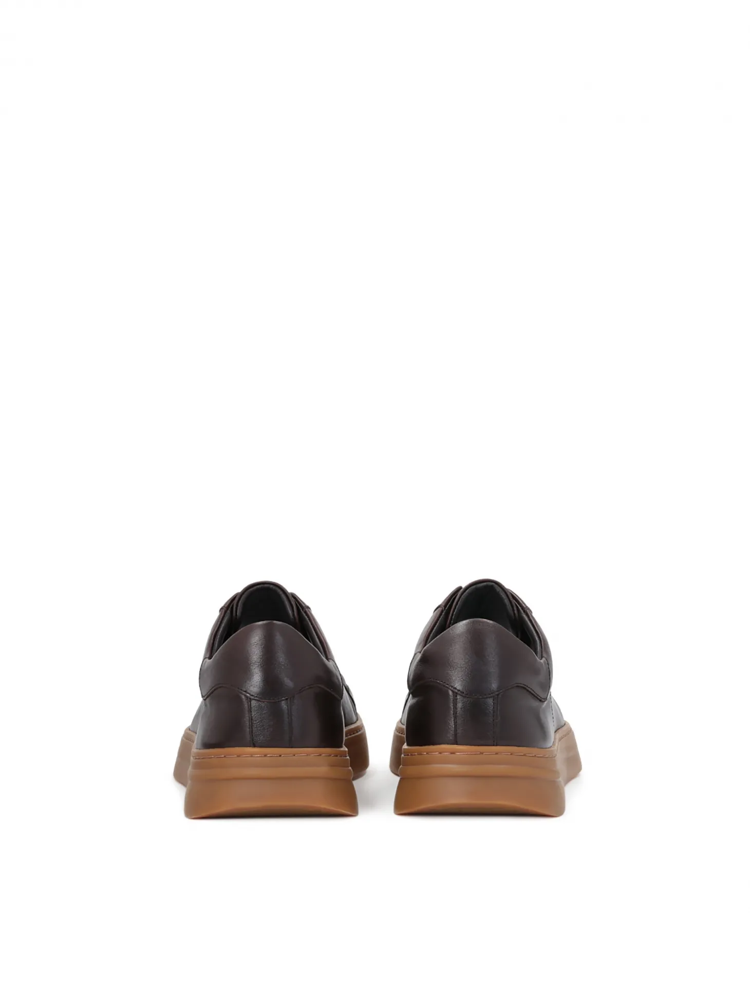 Brązowe sneakersy męskie