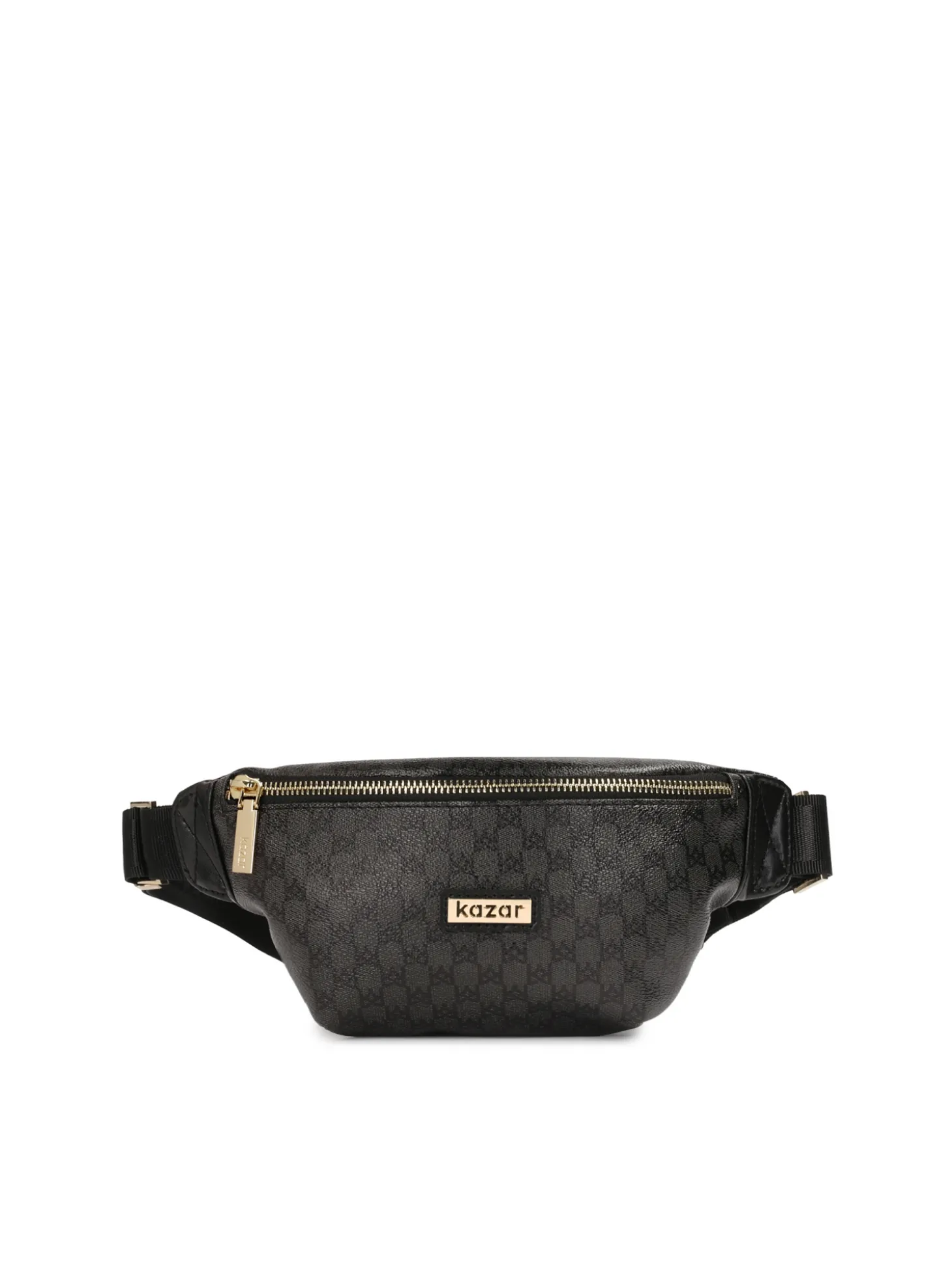 Czarna nerka w monogramy