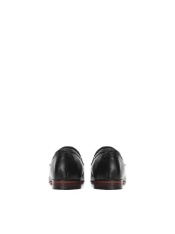 Czarne loafersy męskie