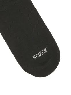 Czarne skarpety z domieszką kaszmiru