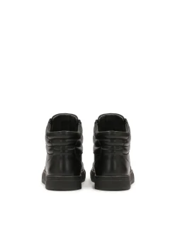 Czarne sneakersy do kostki