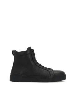 Czarne sneakersy ze skóry