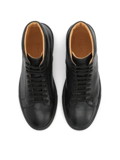 Czarne wysokie sneakersy