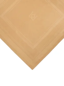 Elegancka jedwabna apaszka w geometryczne wzory