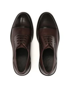 Eleganckie półbuty męskie z noskiem cap toe