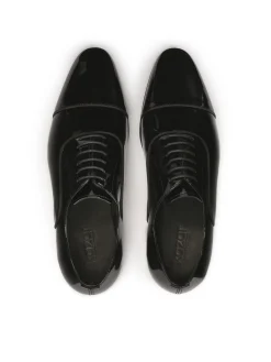 Eleganckie półbuty z lakierowanej skóry