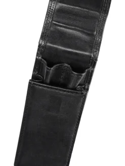 Eleganckie skórzane etui na 2 długopisy