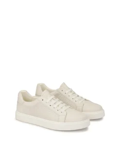Komfortowe męskie sneakersy z perforowaną cholewką