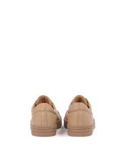 Minimalistyczne jasnobrązowe sneakersy