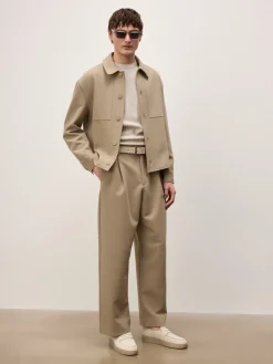 Minimalistyczne loafersy na podeszwie typu sneakers z zamszu
