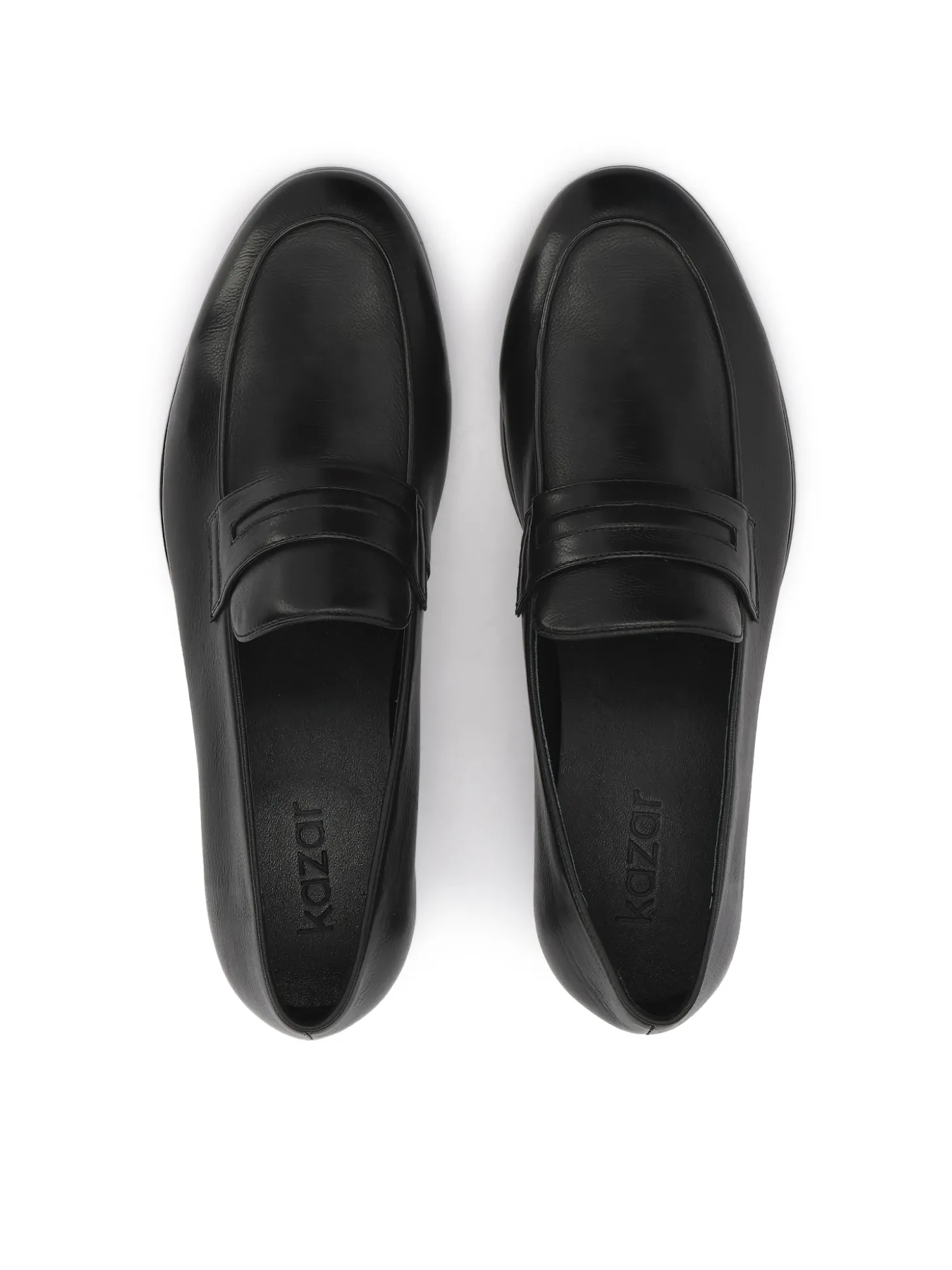 Minimalistyczne loafersy ze skóry