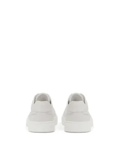 Minimalistyczne skórzane sneakersy męskie off-white