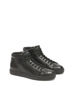 Minimalistyczne sneakersy męskie z cholewką za kostkę