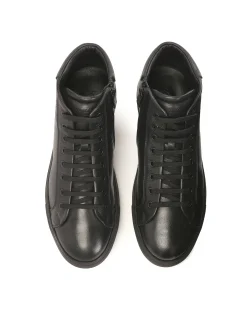 Minimalistyczne sneakersy męskie z cholewką za kostkę