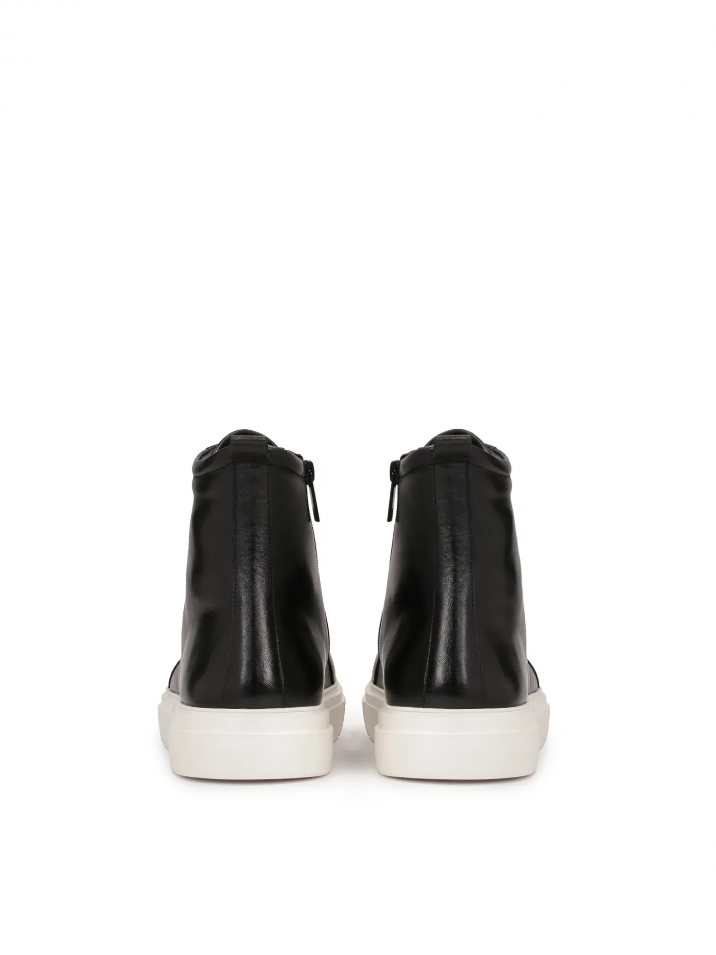 Minimalistyczne sneakersy męskie z wysoką cholewką
