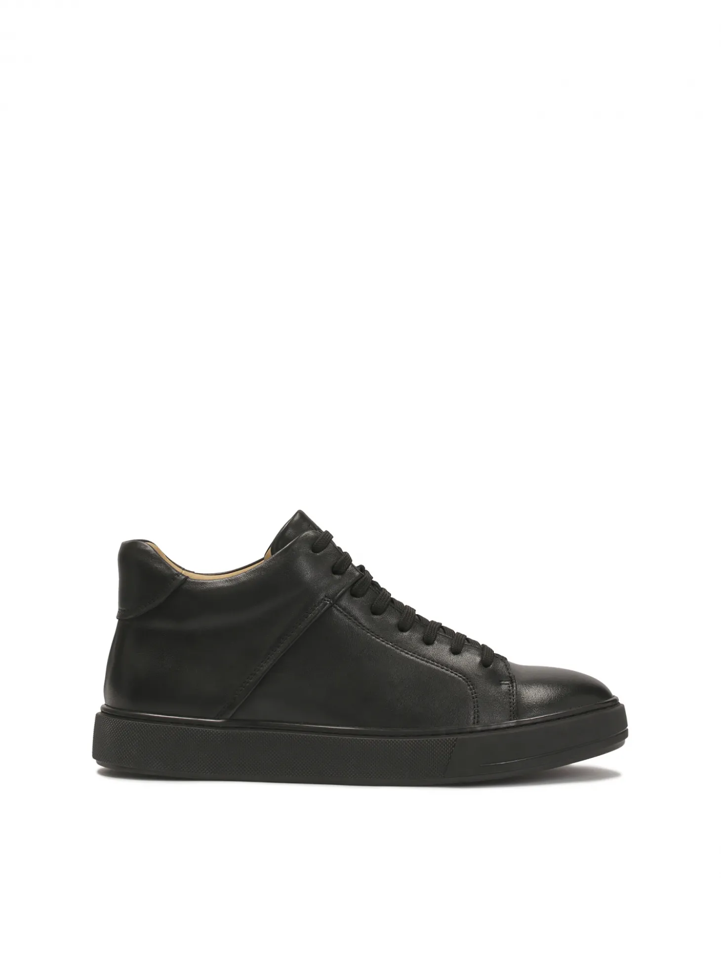 Minimalistyczne sneakersy męskie z gładkiej skóry