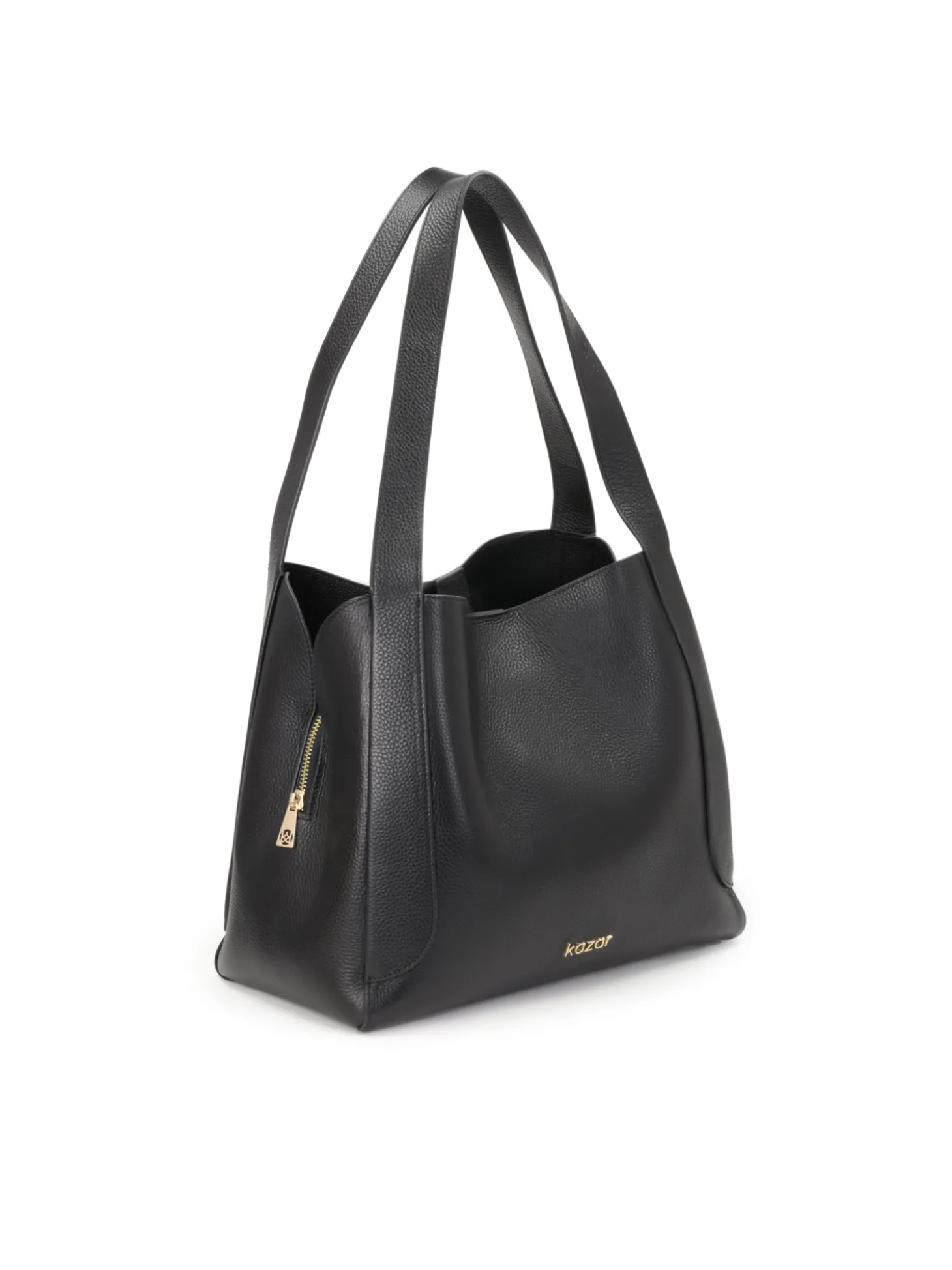 Skórzana torebka damska o unikatowym kształcie
