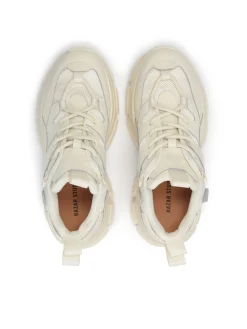 Sneakersy damskie w kolorze off white