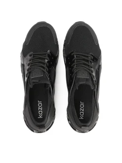 Sneakersy męskie z łączonych materiałów
