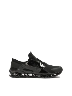 Sneakersy męskie z łączonych materiałów