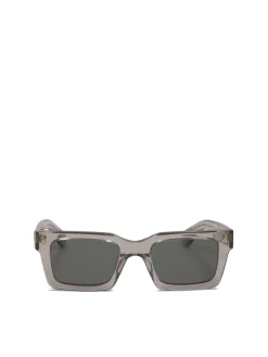 Szare okulary polaryzacyjne wayfarer