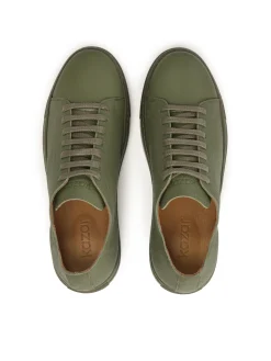 Sznurowane sneakersy z naturalnej skóry