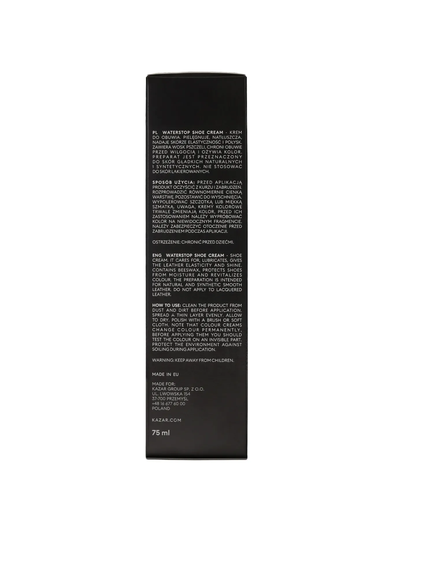 Waterstop Shoe Cream Bezbarwny