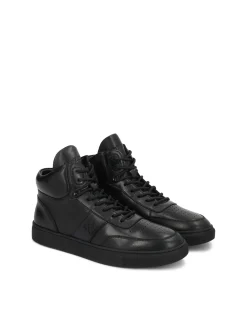 Wysokie sneakersy z naturalnej skóry