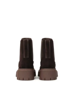 Zamszowe botki typu Chelsea boots